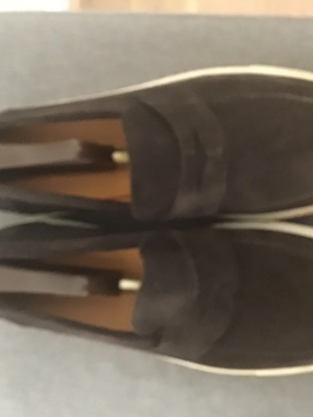 Brook brothers chocolate suede boat shoes loafers size 11